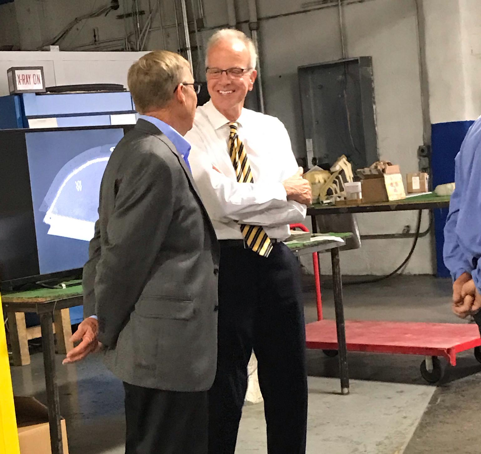 Blue Origin tours Metal Finishing Company during June 2021 Supply Chain